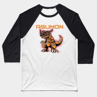 Agumon Vintage Baseball T-Shirt